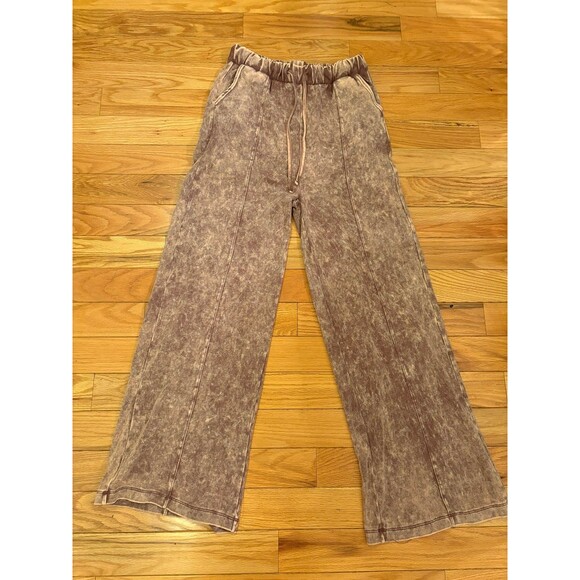 Zenana Outfitters Pants - Zenana Acid Wash Comfy Pants With Pockets